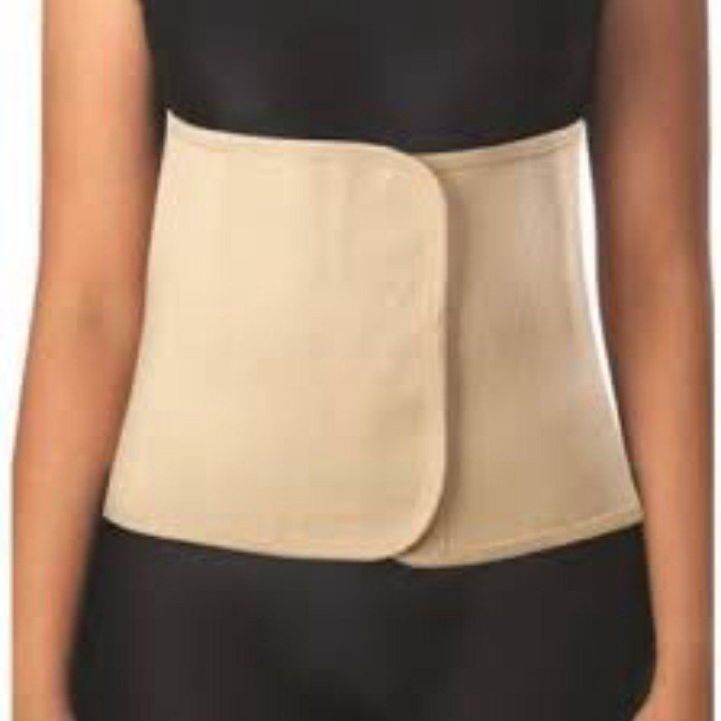 SmartGadgets Abdominal Tummy Trimmer Post Pregnancy Waist Support Belt Corset Body Shaper for Women_8_Inch_Beige_Universal Size. Best fit for Small, Medium, Large and XL Size