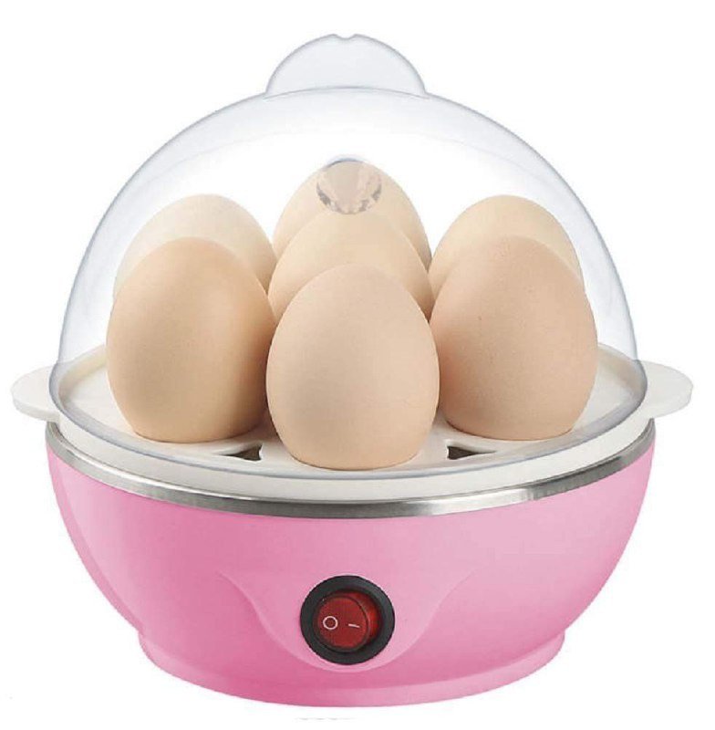 SmartGadgets Electric Egg Boiler – Single Layer 7-Egg Cooker, Steamer & Poacher with Auto-Off | Stainless Steel Heating Plate, Multicolor