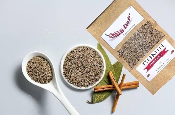 Chilli Flake Natural And Organic Jeera | Whole Cumin Seeds 50g |  100% Natural Indian Spices