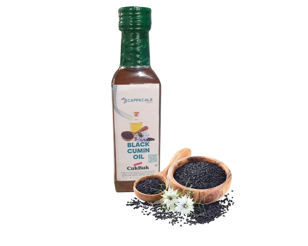 Cappacale Black Cumin Oil - 125ml | Rich In Omega 3,6 &9 Essential Fatty Acid