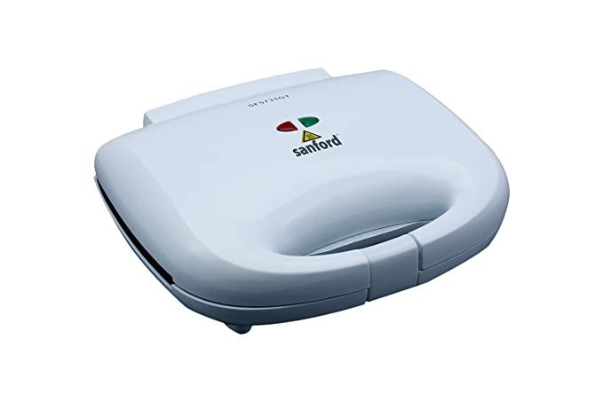 Sanford Grill Toaster 700 Watts - White Colour | SF5731 GT | Sandwich Grill Maker | Toaster