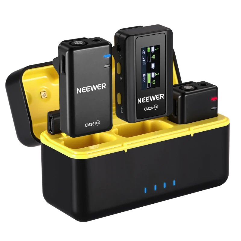 NEEWER CM28 Wireless Lavalier Microphone System (CM28) - mic set