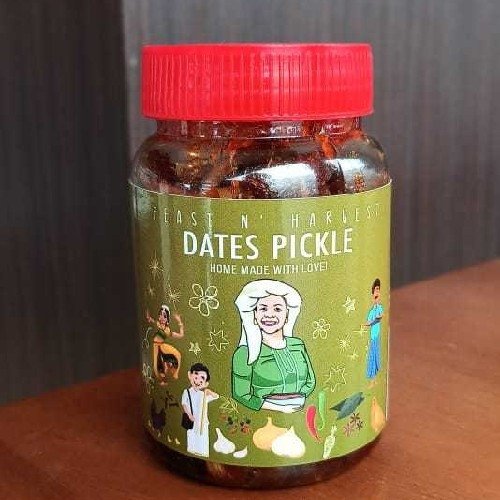 Feast N Harvest Authentic Kerala Homemade Date Pickle No Chemicals And Flavours 250g