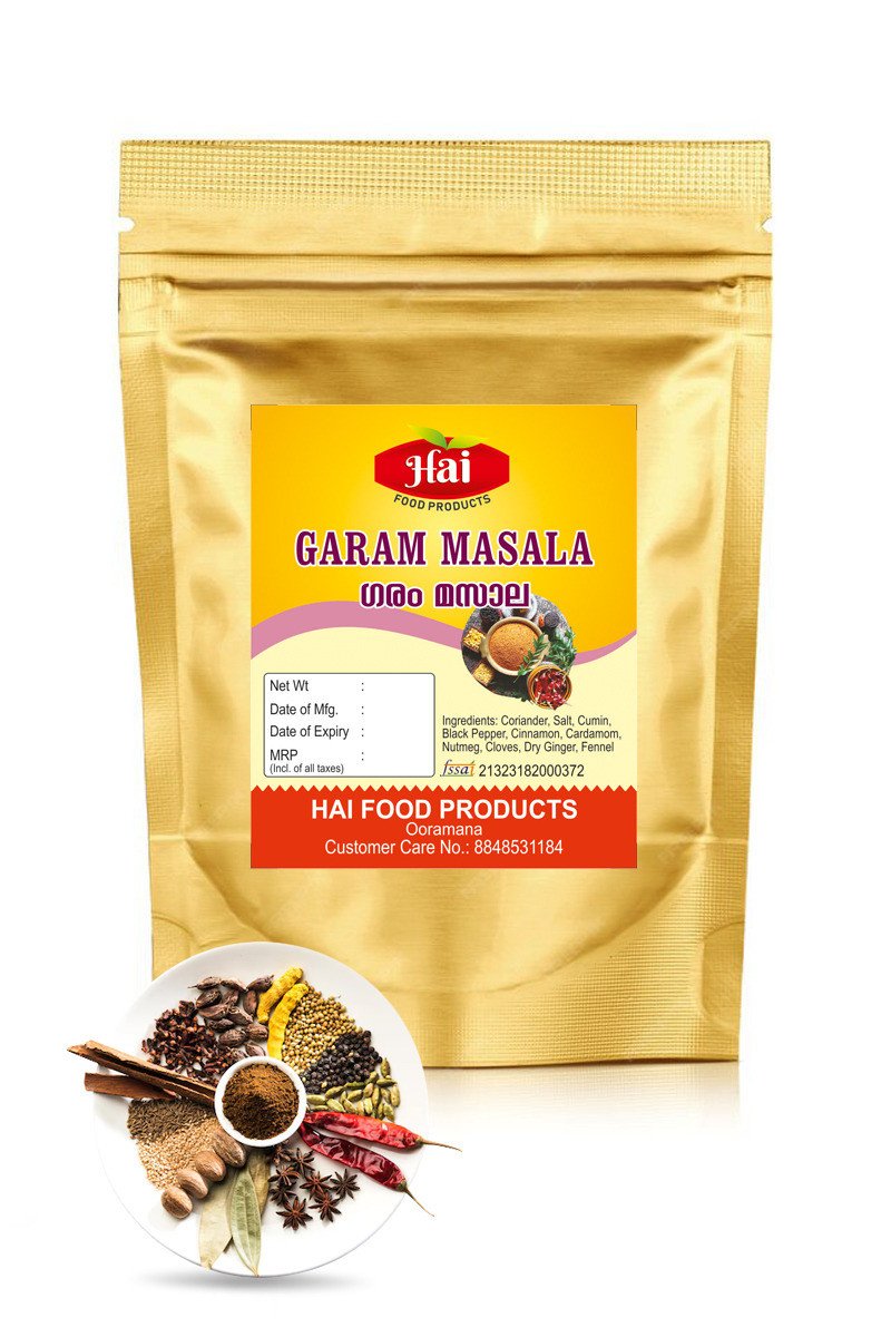 HAI's Premium Garam Masala – Aromatic & Flavorful Spice Blend | Perfect for Curries, Stews & Marinades | 100% Natural & Preservative Free- 100g