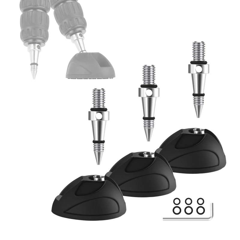 Universal Tripod Feet Pad with Detachable Tripod Spikes