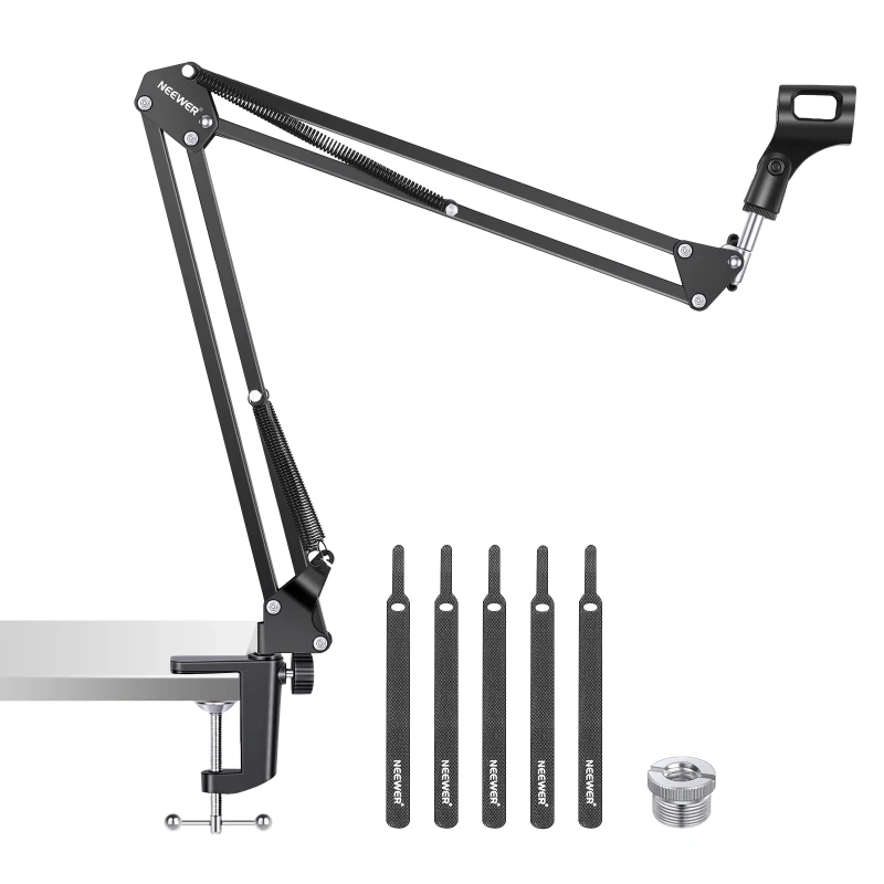 Mic Arm Microphone Stand Boom Suspension Scissor Stand