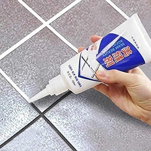 SmartGadgets Tiles Gap Filler Waterproof 180ml Crack Seal Agent Grouting Paste for Tiles Waterproof Silicone Sealant for DIY Home Sink Tile Gap Filler Grouts Repair Tube for Kitchen, Bathroom