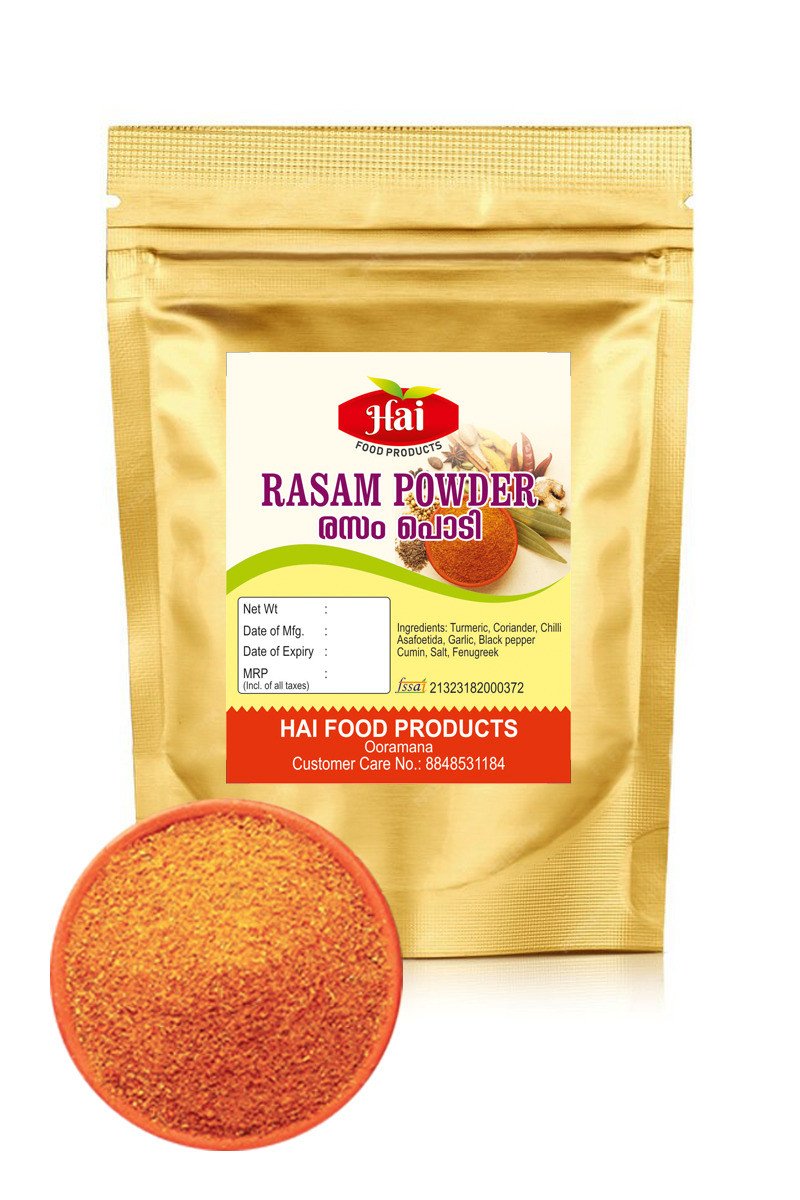 HAI's Rasam Powder | 100g Authentic Aromatic Spice Blend | Homemade Taste | Pure & Fresh Spices | No Chemicals, Additives, or Preservatives | Traditional Rasam Masala