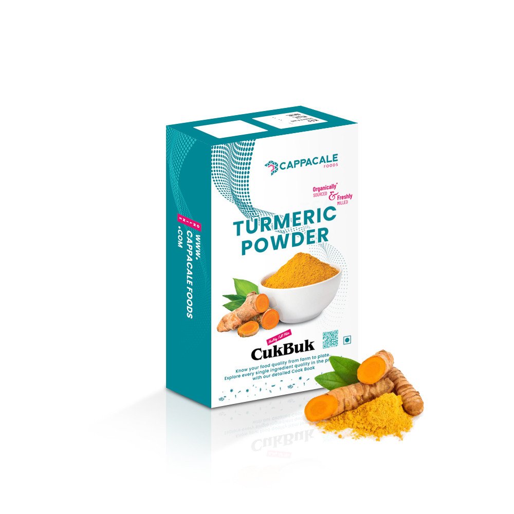 Cappacale Turmeric Powder | Natural Golden Turmeric Powder With No Added Flavour - 250g