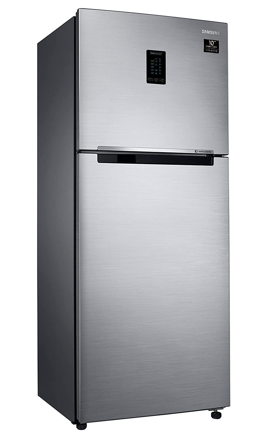 Samsung 324 L 2 Star Inverter Frost-Free Double Door Refrigerator (RT34B4542S8/HL, Elegant Inox, Convertible 5In 1)
