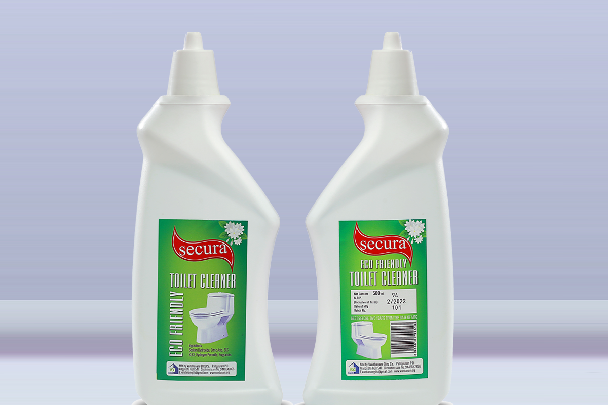 Secura Toilet Cleaner Liquid Eco Friendly |  Remove Toughest Stain