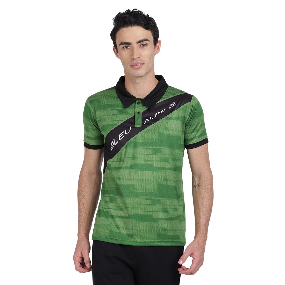 BleuAlps Regular Fit Stylish Men Activewear Sports Polo Half Sleeve T-Shirt | Gents Sports T-Shirts