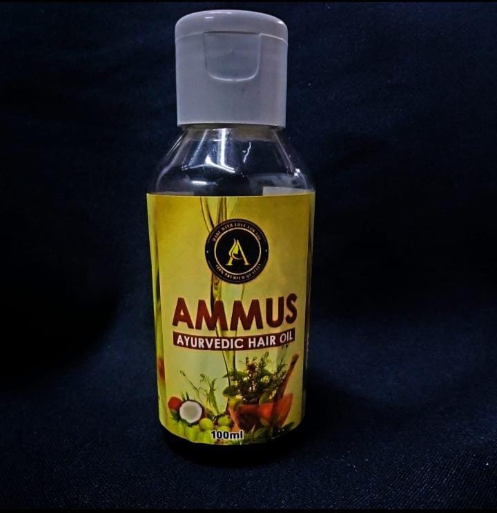 Ammu's Natural And Ayurvedic Hair Oil For Hair Growth 100ml
