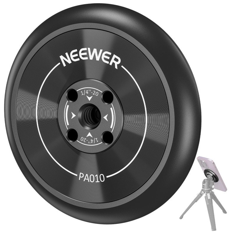 NEEWER Magnetic Phone Tripod Mount Adapter for iPhone MagSafe (PA010)