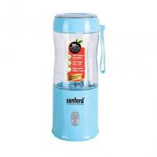 Sanford USB Rechargeable Blender For Smoothie, Shake, Juice 60 Watts With Stainless Steel Blades | SF6810 BR | Portable Blender | Juicer | 380 ml