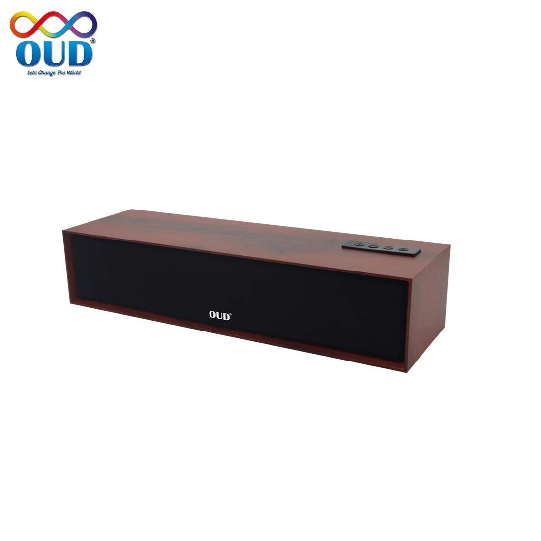 OUD BT-593-FM 5 Watt Wireless Bluetooth Portable Speaker (Brown)