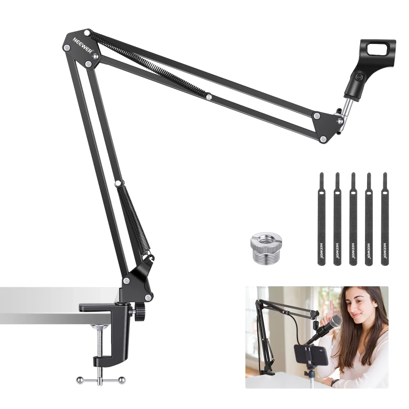 Suspension Boom Scissor Mic Arm Stand (NW-35)