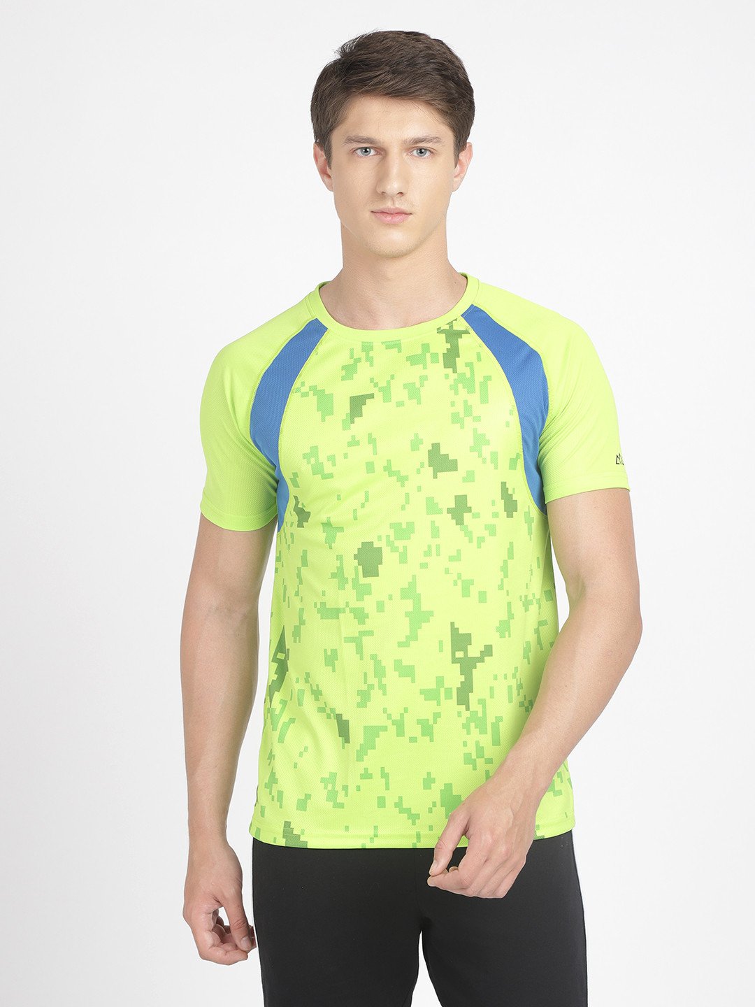 Bleualps Attractive Activewear Sports Round Neck Half Sleeve T-Shirt For Men | Men's T-Shirts