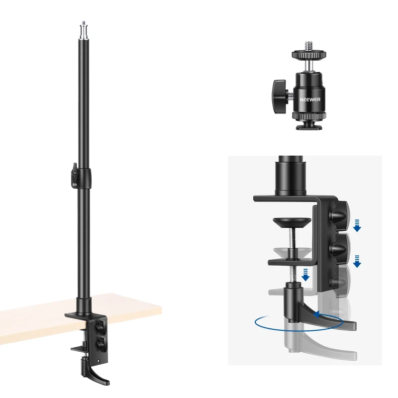 Desk Mount C Clamp Light Stands