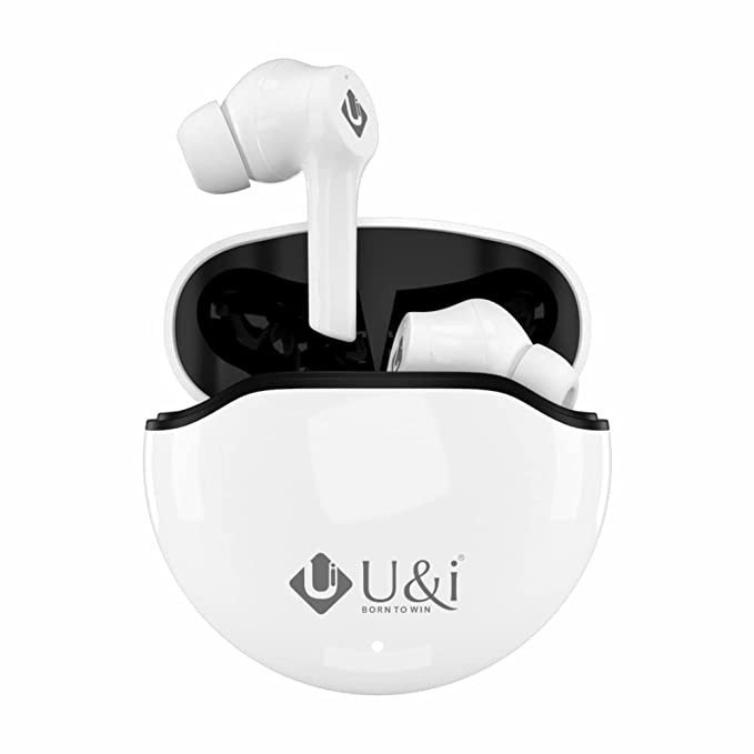 U & I Done Series 30 Hours Battery Backup True Wireless Stereo and Mic White (in Ear,True Wireless)