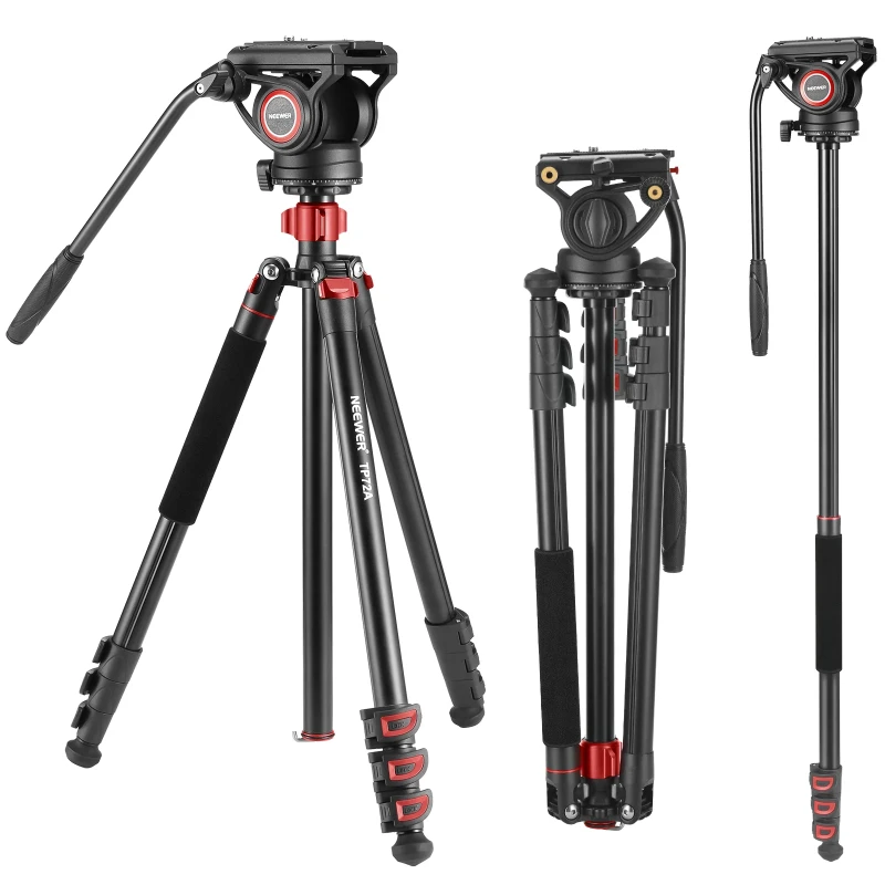 Fluid Head Video Tripod Monopod (TP72A)