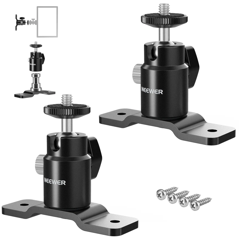 NEEWER 2 Pack T Type Wall Ceiling Mount (TS008)