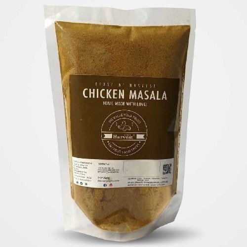 Feast N Harvest Homemade Chicken Masala – Spicy & Aromatic Chicken Curry Powder | Authentic Blend for Flavorful Chicken Dishes | No Added Colors, Flavours, or Preservatives | Easy to Cook