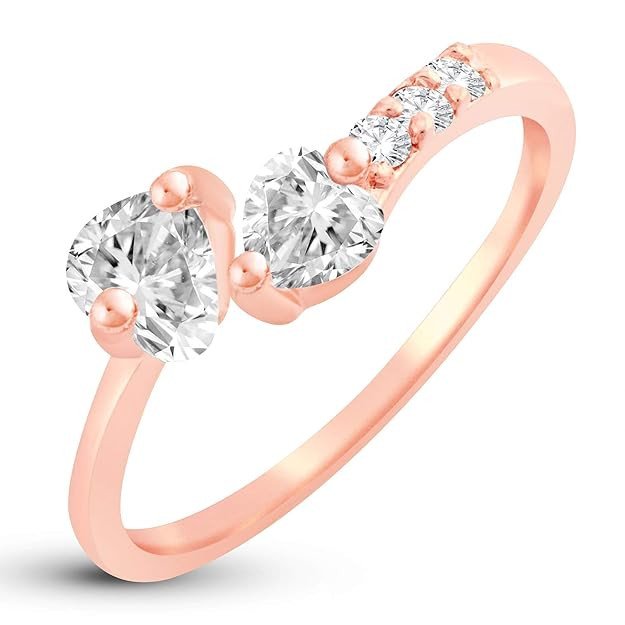 Wedding Jewellery Ring for Women (Rose) (R80335_FS)