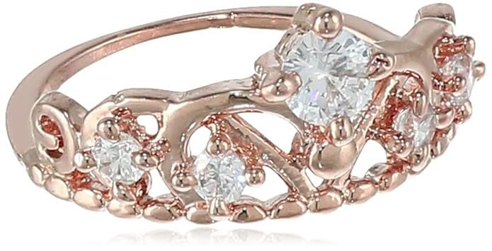 Exclusive Royal Crown Engagement Gold Plated Ring for Women(R80327_9
