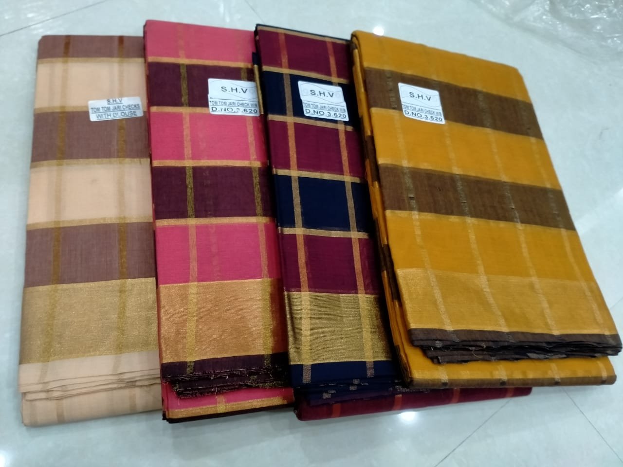 ELC Handloom cotton Saree