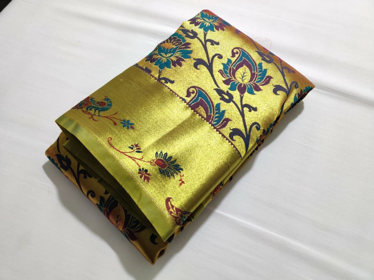 ELC Semisilk saree with blouse