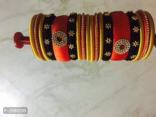 FSS Multi Coloured Silk Thread Bangles