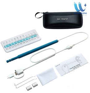 HD 55mm Visual Ear Cleaning Endoscope Mini Camera 3in1 USB Ear pick Otoscope Borescope Tool