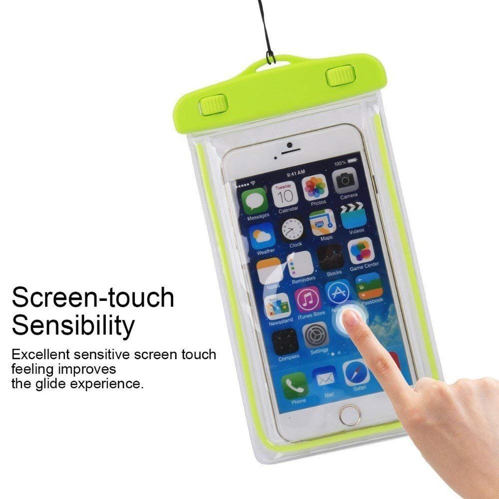 Waterproof Sealed Transparent Bag with Underwater Pouch Phone Case (Color May Vary)