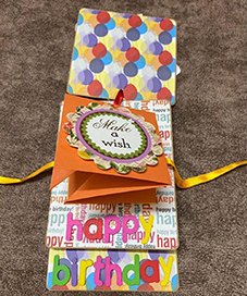 Mini Birthday Book Greeting Card