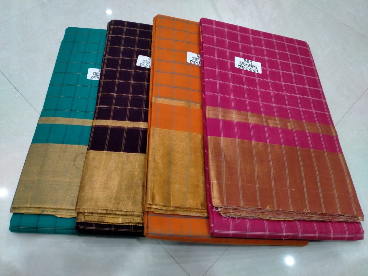 ELC Handloom cotton Saree