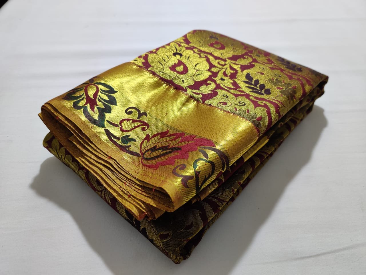 ELC Semisilk saree with blouse