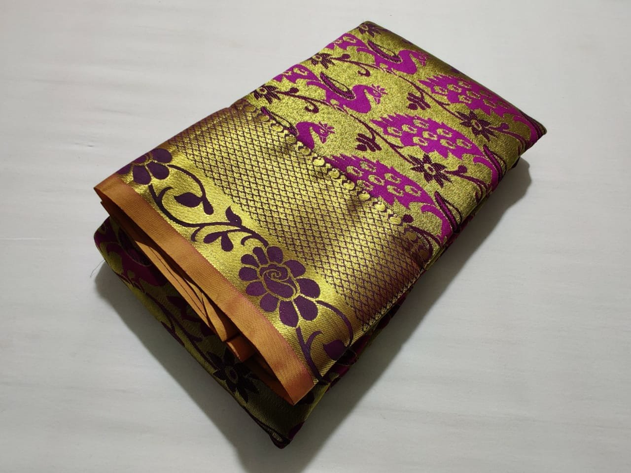 ELC Semisilk saree with blouse
