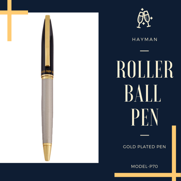 EHP Hayman Picasso Parri 24 CT Gold Plated Jotter Ball Pen with Box (P-70)