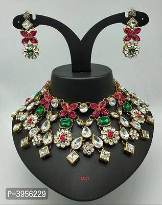 FSS Trending Multi Color Alloy Necklace Set