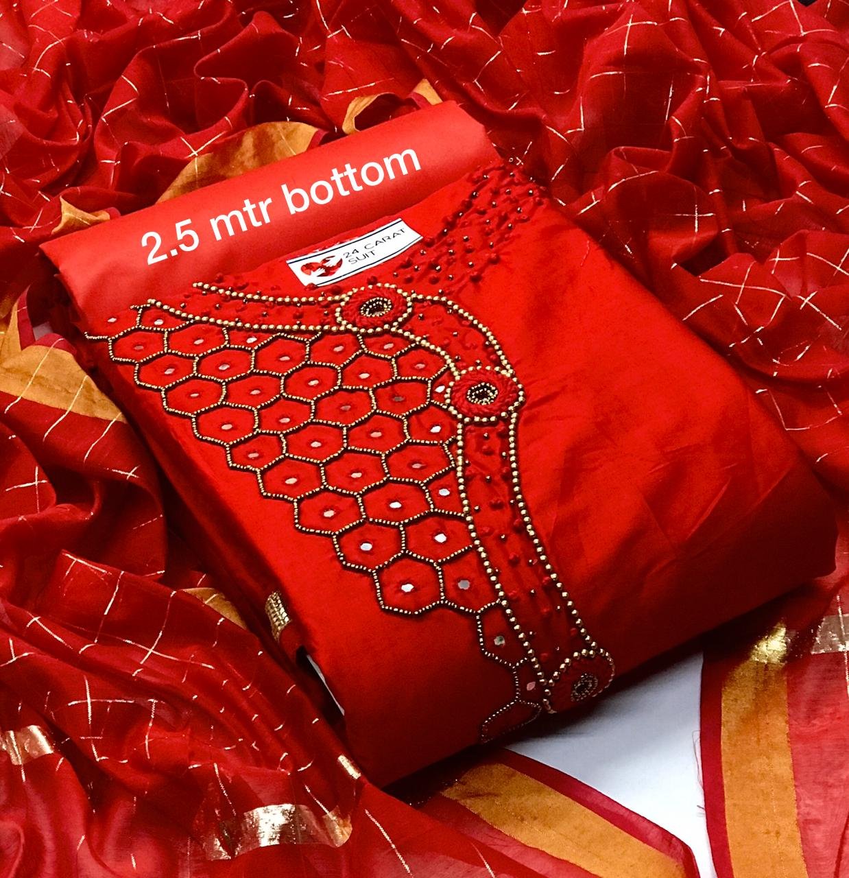 JKD Unstitchted Churidar Dress Material