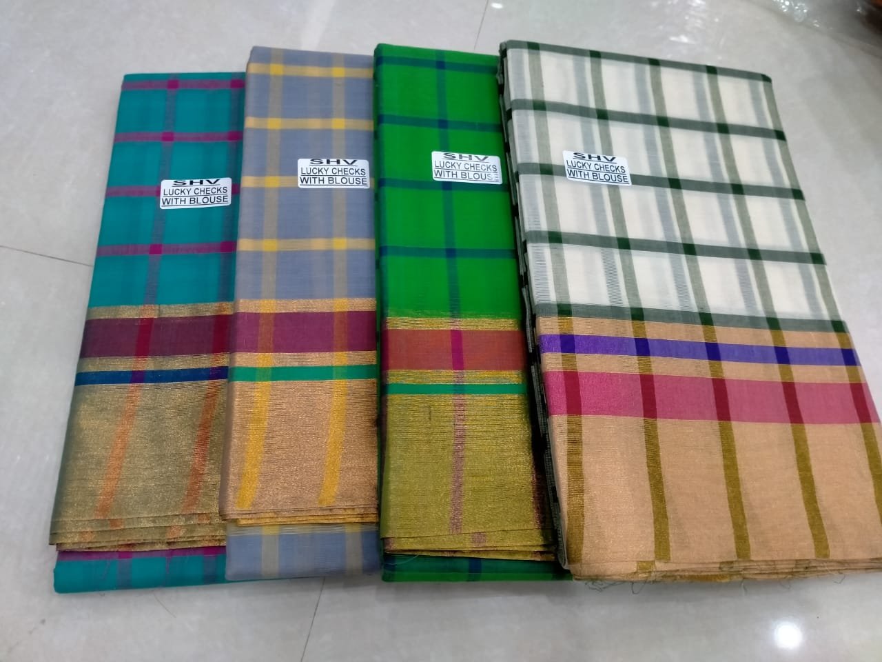 ELC Handloom cotton Saree