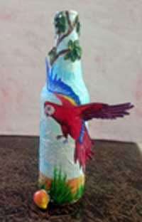 FSA Flying Bird Bottle Art 1 Rare Collection