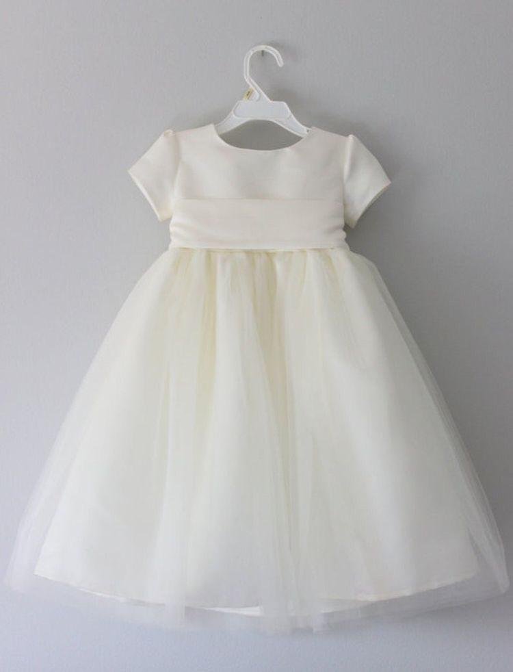 MKD HANDMADE flower girl dress tulle dress wedding dress communion dress  bride made dress tutu dress