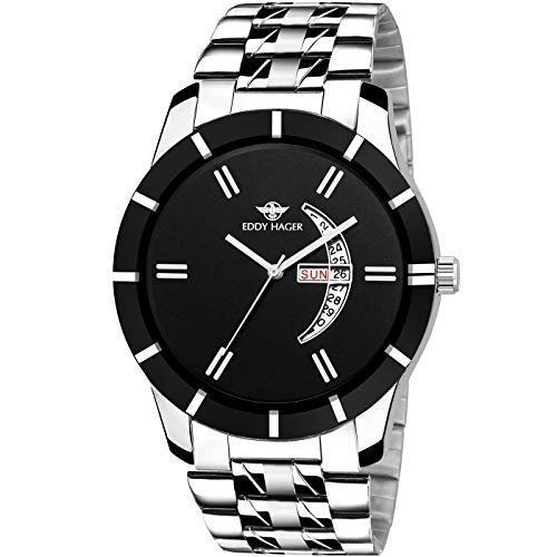 Eddy Hager Black Day and Date Men's Watch EH-250-BK