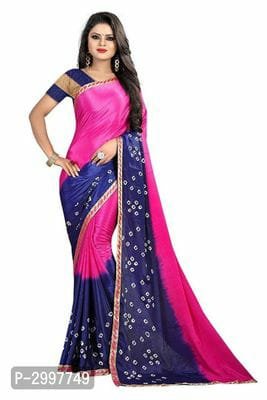 FSS Printed Art  Silk With Lace Boarder Saree
