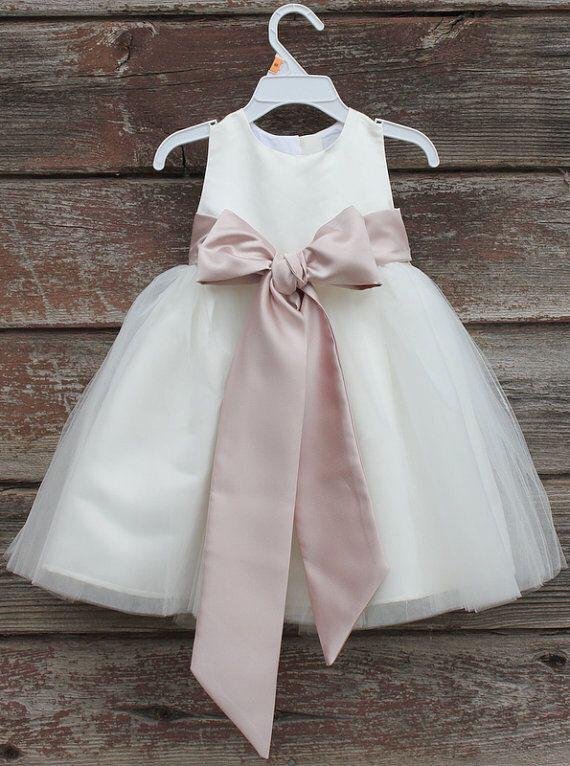 MKD  HANDMADE flower girl dress tulle dress wedding dress communion dress  bride made dress tutu dress