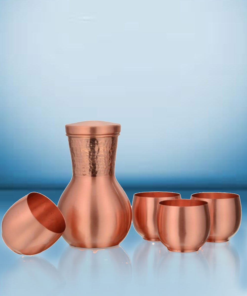 Aqua Copper Matka Sugar Pot
