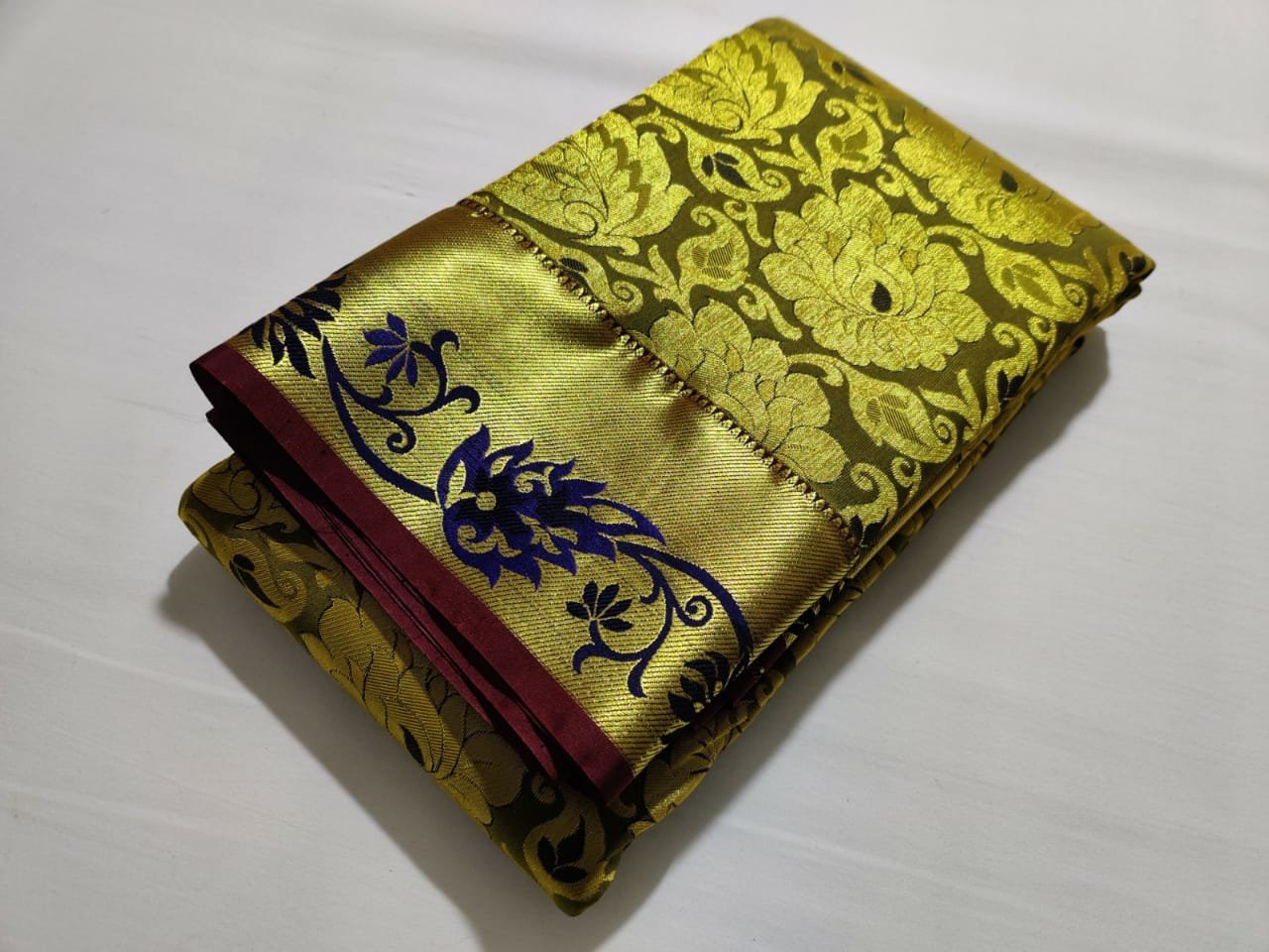 ELC Semisilk saree with blouse