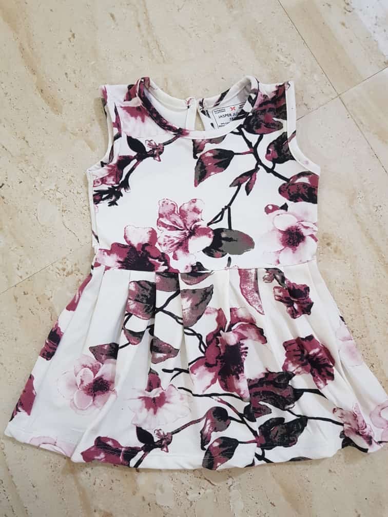 EKD Kids frock with floral work